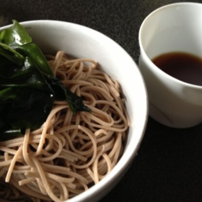 大好物のお蕎麦。いつもより美味しく食べました♪ごちそうさまでした☆